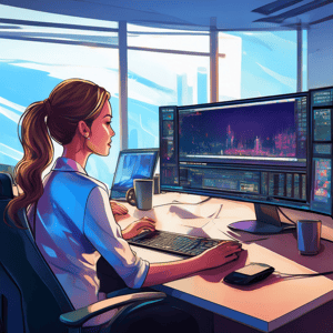 women editing with Premiere